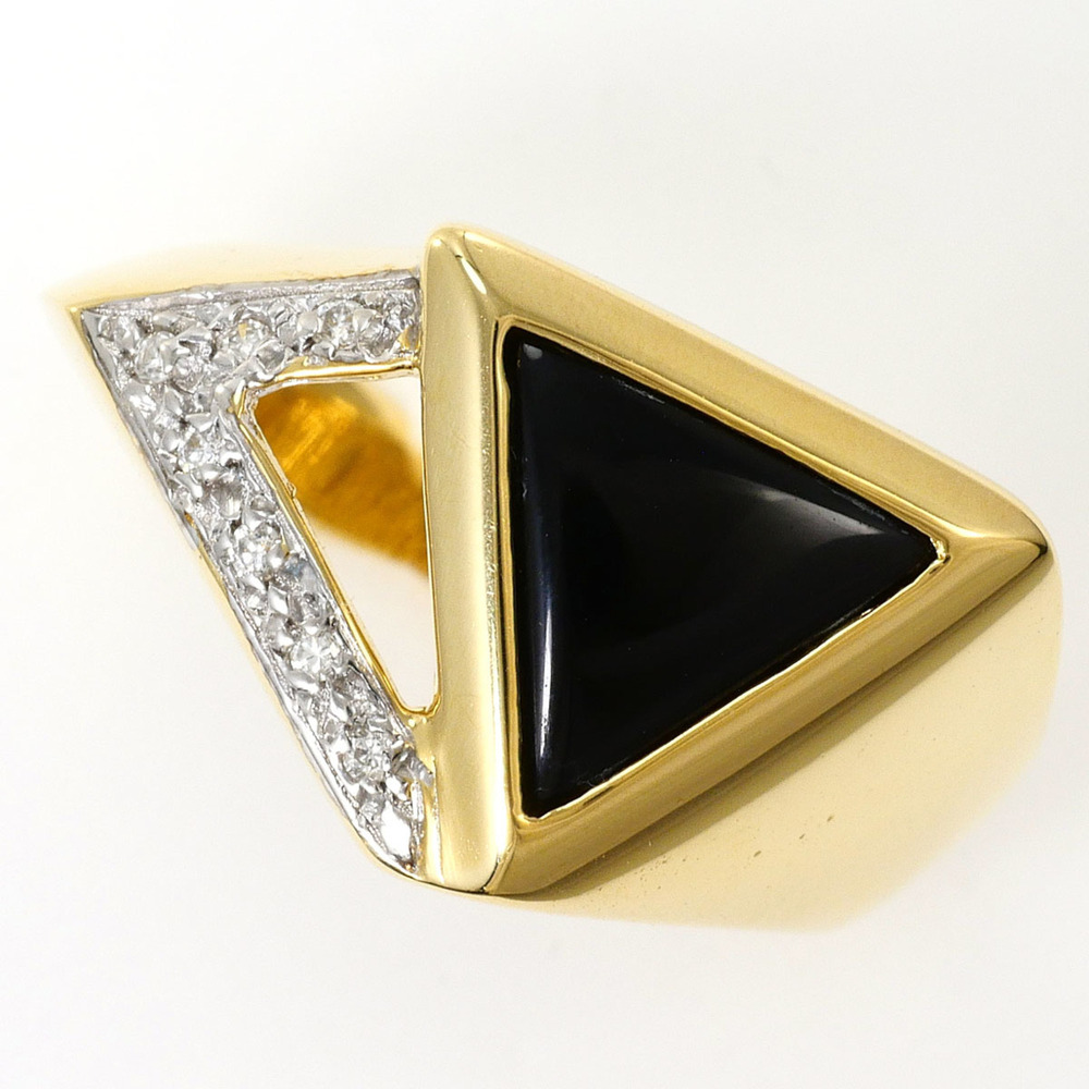 VINTAGE 18k Gold Diamond Ring